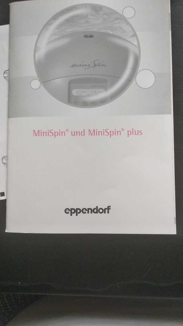 Центрифуга Eppendorf MiniSpin plus 